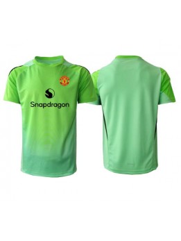 Muži Futbalové oblečenie Manchester United Brankarsky 2025-26 Krátky Rukáv - Tretina